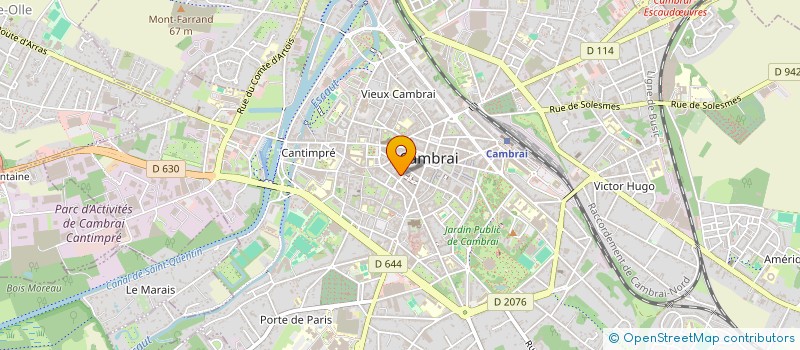 localisation de l'entreprise GALHARRETA  CAMBRAI