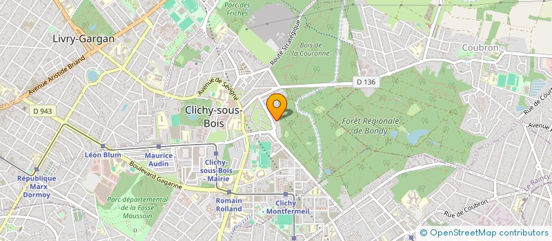 localisation de l'entreprise GALI à CLICHY-SOUS-BOIS