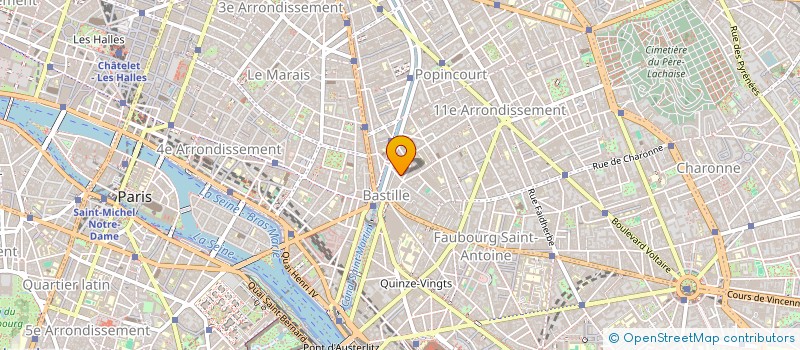 localisation de l'entreprise GALI BASTILLE  PARIS