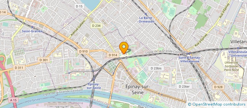 localisation de l'entreprise GALI BAT à VILLETANEUSE