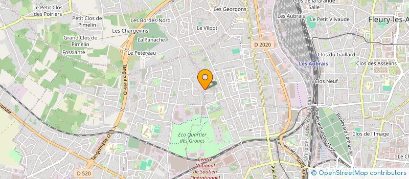 localisation de l'entreprise GALI HOLDING à ORLEANS