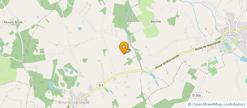 localisation de l'entreprise GALI MARTIN  BOURGOUGNAGUE