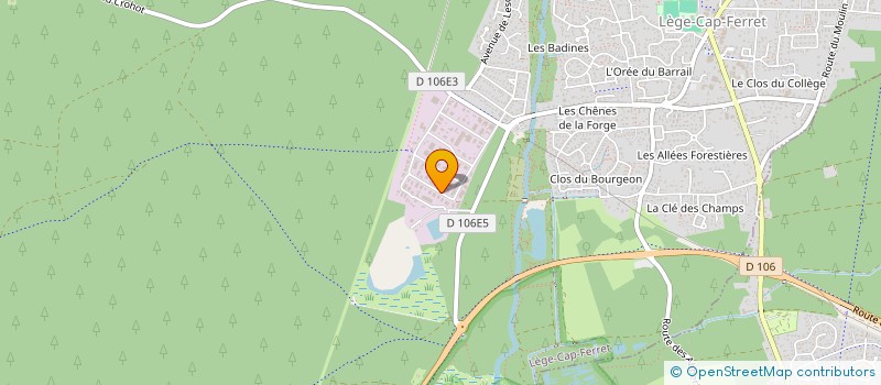 localisation de l'entreprise GALI'VERT à LEGE-CAP-FERRET