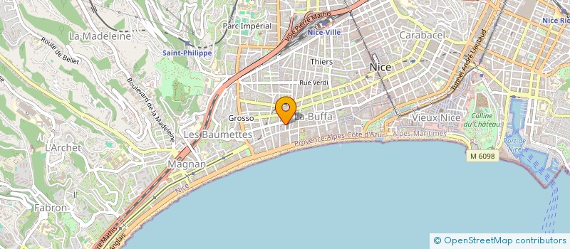 localisation de l'entreprise GALIA à NICE