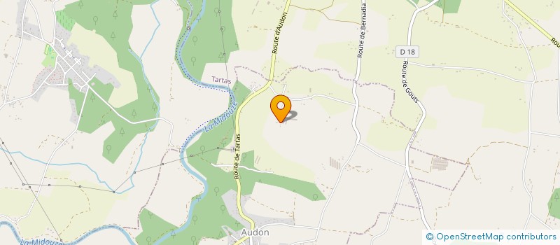 localisation de l'entreprise GALIA  AUDON