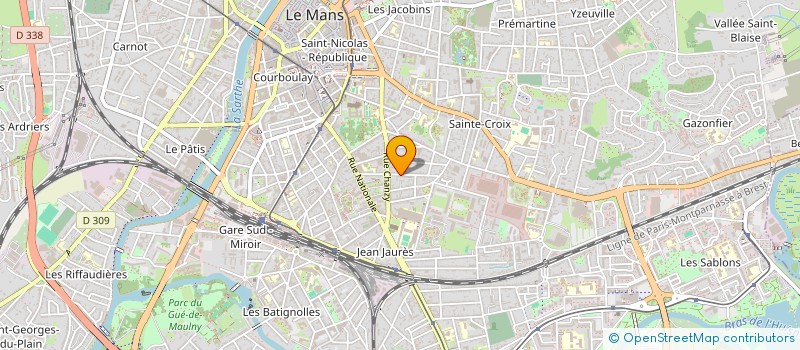 localisation de l'entreprise GALIA CONSTRUCTIONS à LE MANS
