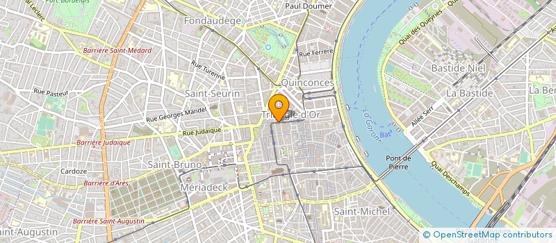 localisation de l'entreprise GALIA GESTION à BORDEAUX