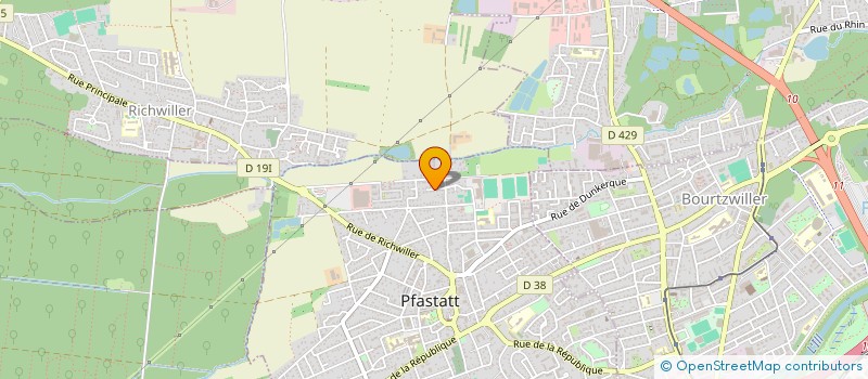 localisation de l'entreprise GALIAN  RICHWILLER