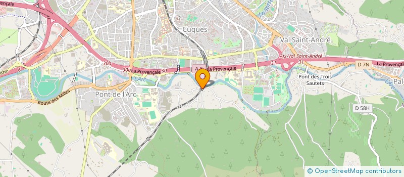 localisation de l'entreprise GALIANA DE SUZZONI IMMOBILIERE à AIX-EN-PROVENCE