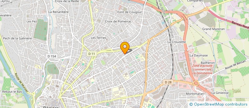 localisation de l'entreprise GALIANA JOVILLAIN à BEZIERS