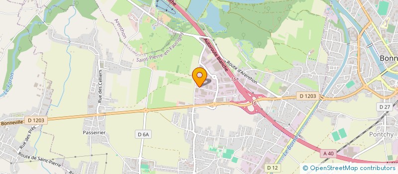 localisation de l'entreprise GALIANE  SAINT-PIERRE-EN-FAUCIGNY