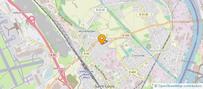 localisation de l'entreprise GALIANI  SAINT-LOUIS