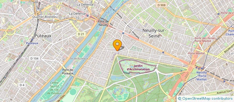 localisation de l'entreprise GALIANTE  NEUILLY-SUR-SEINE