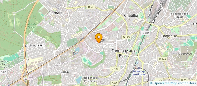 localisation de l'entreprise GALIAUDIOP à FONTENAY-AUX-ROSES