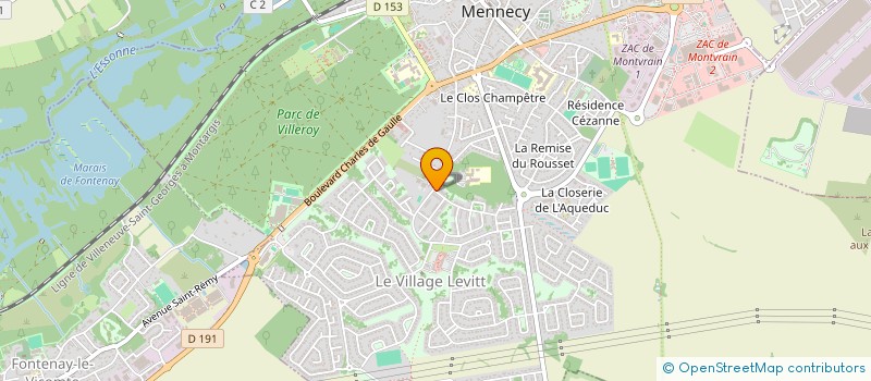 localisation de l'entreprise GALIB IMMO  MENNECY
