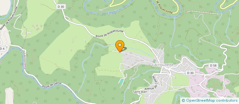 localisation de l'entreprise GALIBERT MF ET DEPAULE M  LACROUZETTE