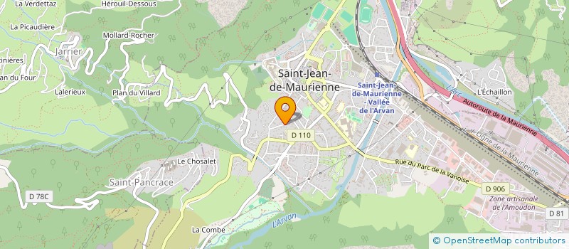 localisation de l'entreprise GALIBIER CONSEIL à SAINT-JEAN-DE-MAURIENNE
