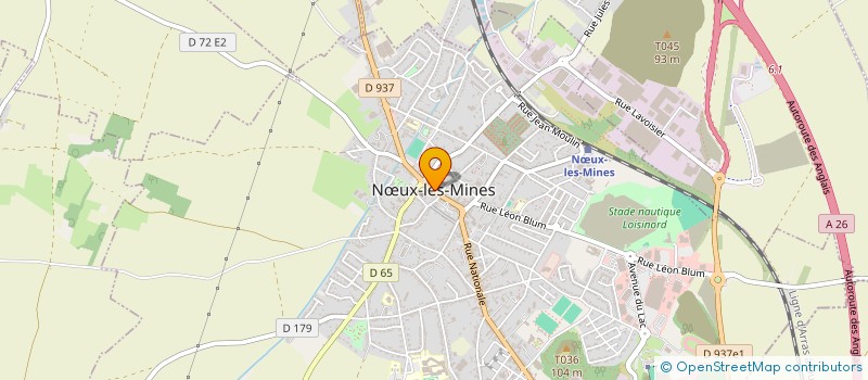 localisation de l'entreprise GALIBOTS CERF-VOLANT LOISIR NLM à NŒUX-LES-MINES