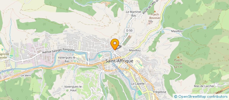 localisation de l'entreprise GALIC  SAINT-AFFRIQUE