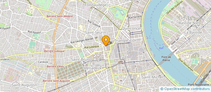 localisation de l'entreprise GALICA à BORDEAUX