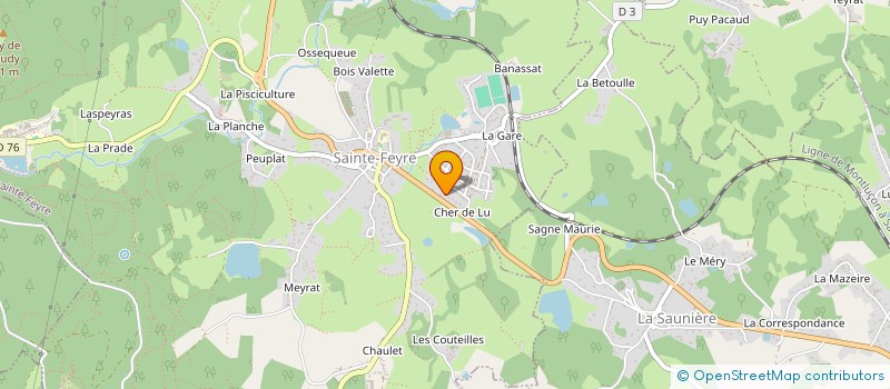 localisation de l'entreprise GALICE à SAINTE-FEYRE