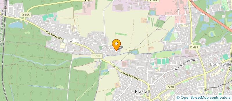 localisation de l'entreprise GALICE  RICHWILLER