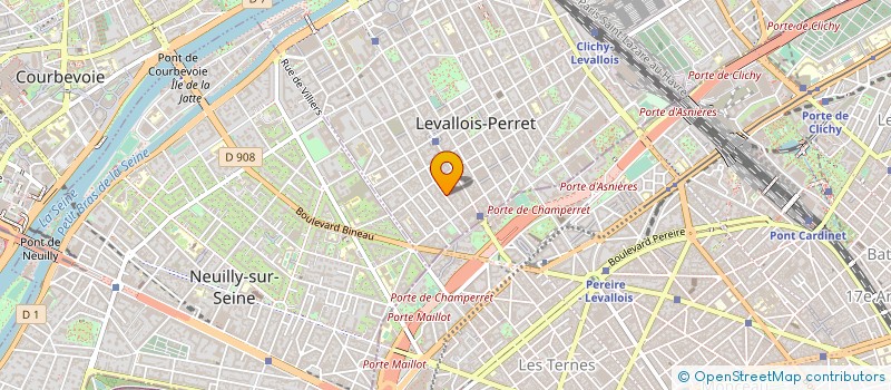 localisation de l'entreprise GALICE à LEVALLOIS-PERRET