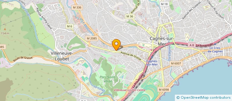 localisation de l'entreprise GALICIA à CAGNES-SUR-MER
