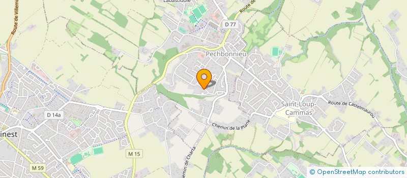 localisation de l'entreprise GALICIER DIFFUSION  PECHBONNIEU