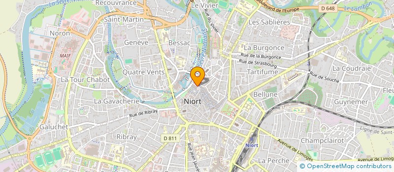 localisation de l'entreprise GALICOUT  NIORT