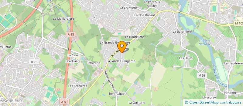 localisation de l'entreprise GALIDE  VERTOU