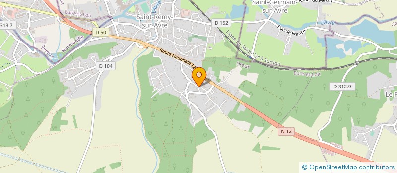 localisation de l'entreprise GALIDEE.COM à SAINT-REMY-SUR-AVRE