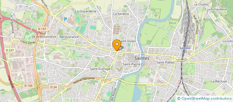 localisation de l'entreprise GALIEN 2050  SAINTES