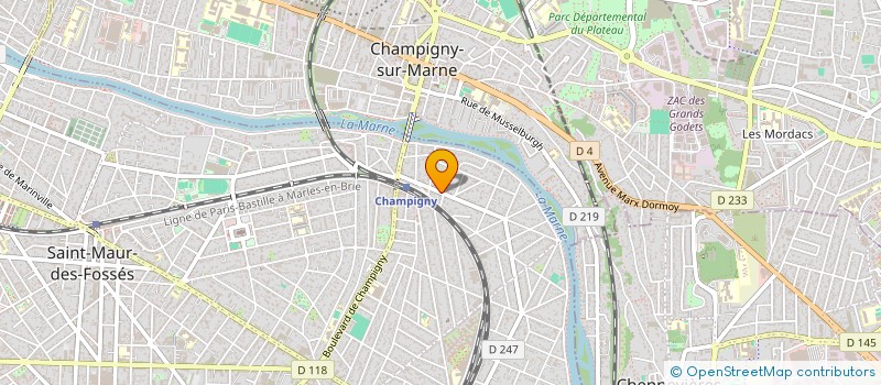 localisation de l'entreprise GALIEN à SAINT-MAUR-DES-FOSSES