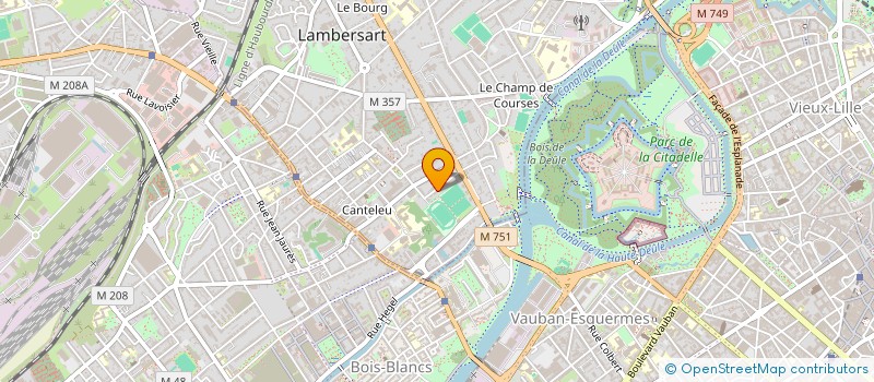 localisation de l'entreprise GALIETA à LAMBERSART