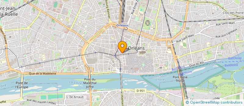 localisation de l'entreprise GALIFAR TRANSPORTATION à ORLEANS