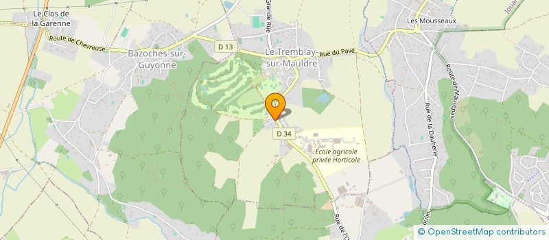 localisation de l'entreprise GALIFLORE  LE TREMBLAY-SUR-MAULDRE