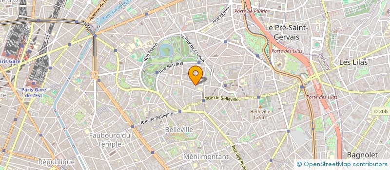 localisation de l'entreprise GALIGANI ET FLOGNY à PARIS