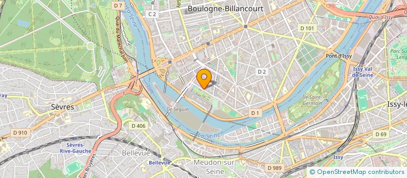 localisation de l'entreprise GALIGO CONSULTING  BOULOGNE-BILLANCOURT