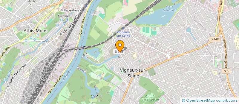 localisation de l'entreprise GALILEE à VIGNEUX-SUR-SEINE