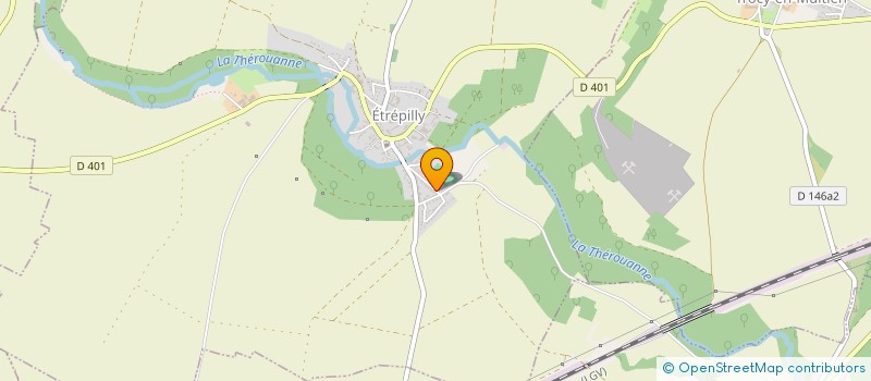 localisation de l'entreprise GALILEE  ETREPILLY