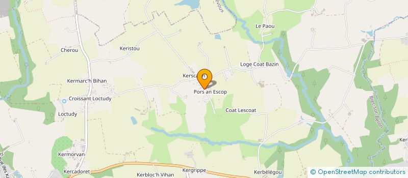 localisation de l'entreprise GALILEE  RIEC-SUR-BELON