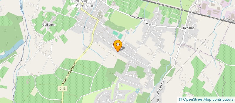 localisation de l'entreprise GALILEE  SAINT-SULPICE-ET-CAMEYRAC