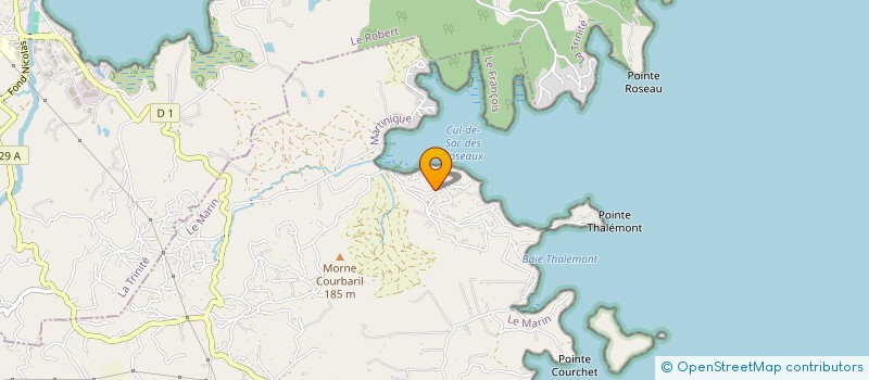 localisation de l'entreprise GALILEE  LE FRANCOIS