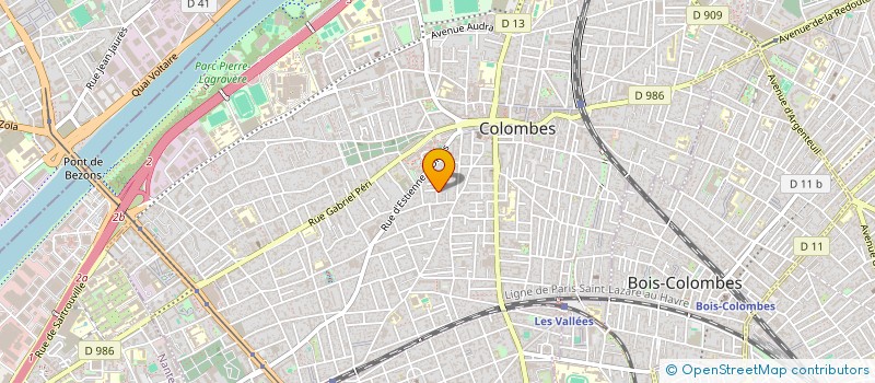 localisation de l'entreprise GALILEE TECHNOLOGIES à COLOMBES