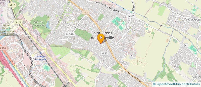 localisation de l'entreprise GALILEE3185 à SAINT-ORENS-DE-GAMEVILLE