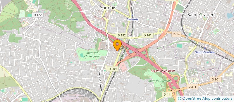 localisation de l'entreprise GALILEO à ARGENTEUIL