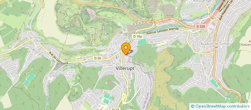 localisation de l'entreprise GALILEO  VILLERUPT