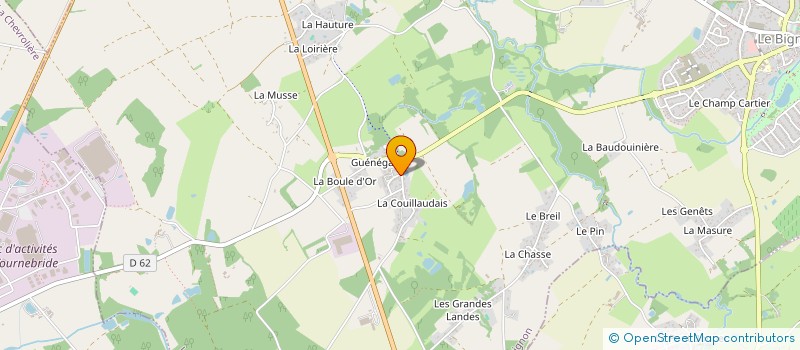 localisation de l'entreprise GALILEO  LE BIGNON