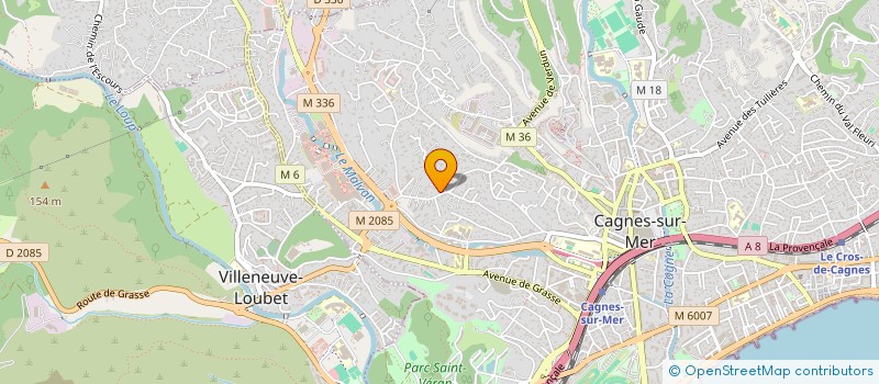 localisation de l'entreprise GALILIA  CAGNES-SUR-MER